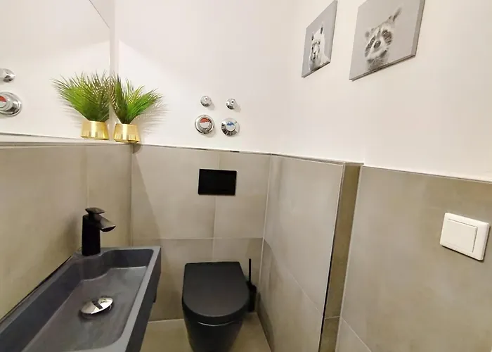 Design-apartmenthaus Fuer Bis Zu 12, Modern, Dachterrasse, Grill, Ruhige Lage, Plus, Wii, Lan Und Wlan Appartement Neurenberg