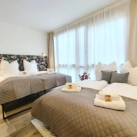 Design-apartmenthaus Fuer Bis Zu 12, Modern, Dachterrasse, Grill, Ruhige Lage, Smarttvs, Wii,wlan